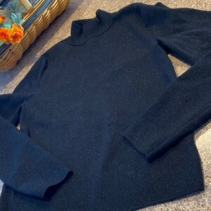 Marled Black Metallic Sparkle Sweater Medium but I feel Runs Small